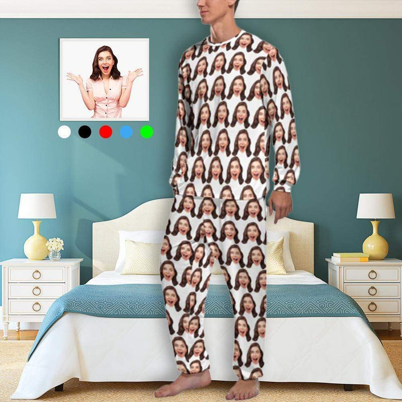 Personalisiert Foto Pyjamas Hose für Männer Ich liebe Vatertagsgeschenke für Papa