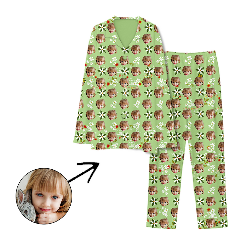 Kundenspezifische Foto Pyjama Schönheits Blumen