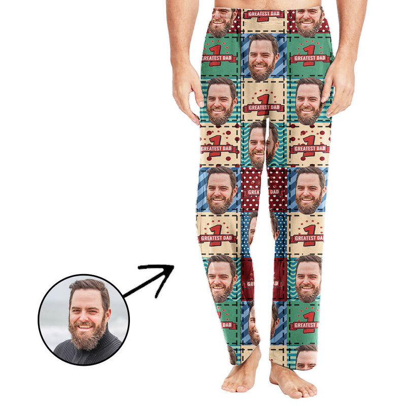 Personalisiert Foto Pyjamas Hose für Männer Die besten Vatertagsgeschenke für Väter