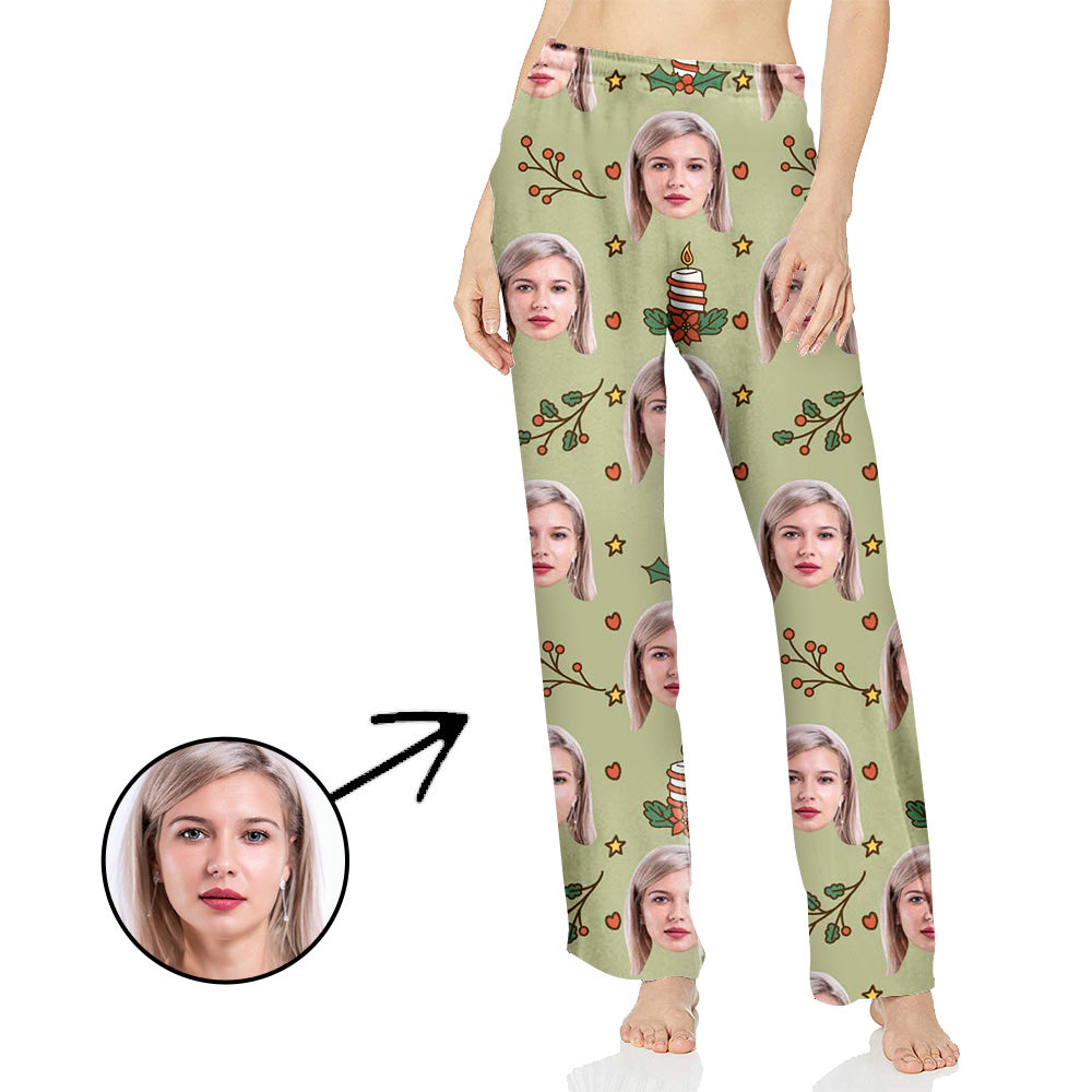 Personalisiert Foto Pyjamas Hose für Frauen Überall Pandanten