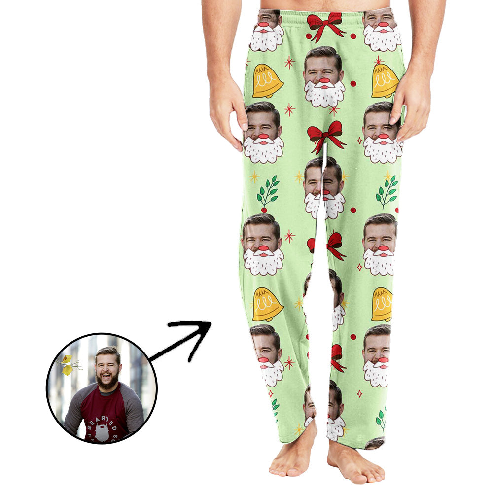 Personalisiert Foto Pyjamas Hose für Männer Schön, dass Du Weihnachten hast