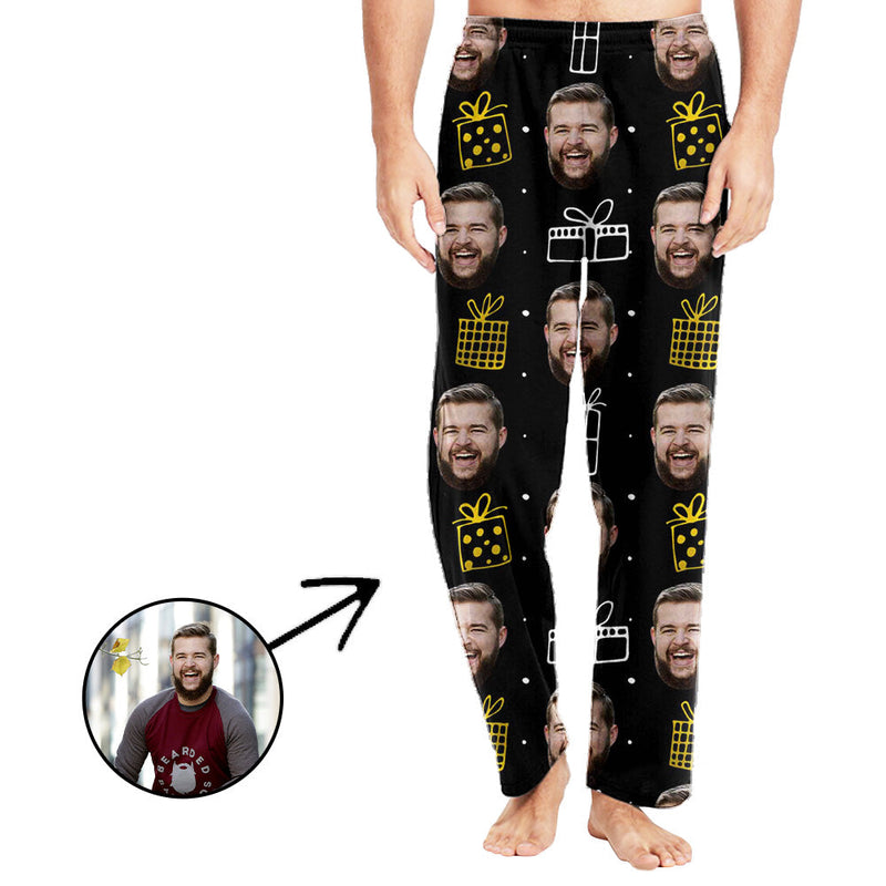 Personalisiert Foto Pyjamas Hose für Männer Geschenke gedruckt