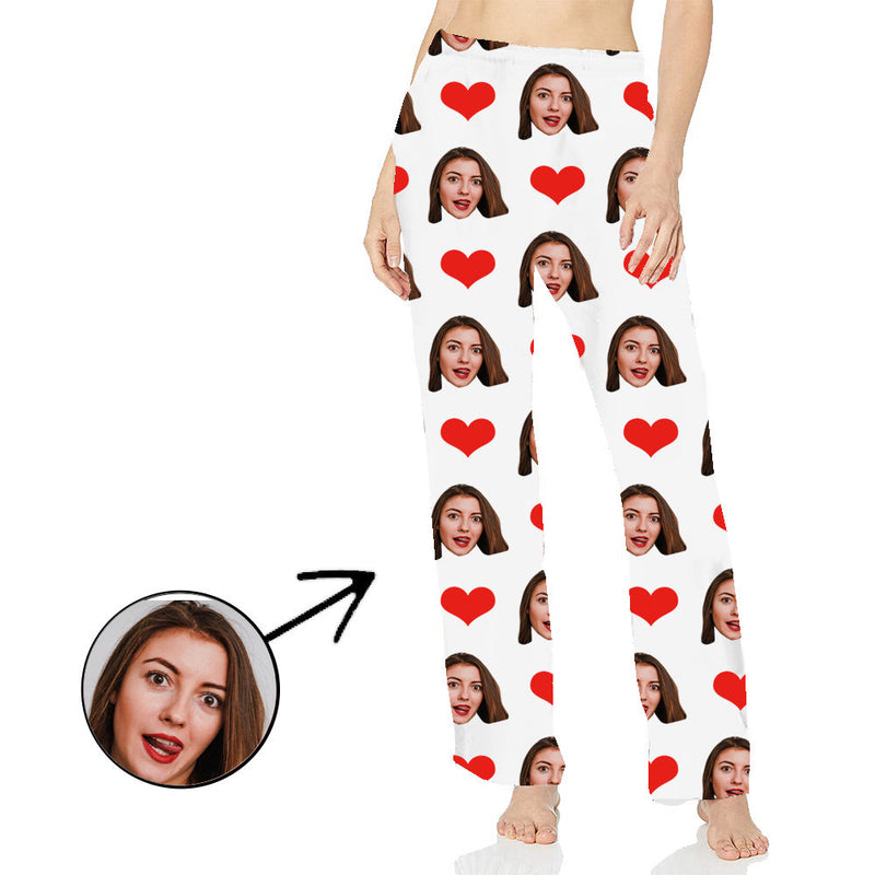 Personalisiert Foto Pyjamas Hose für Frauen Weihnachtsbaum